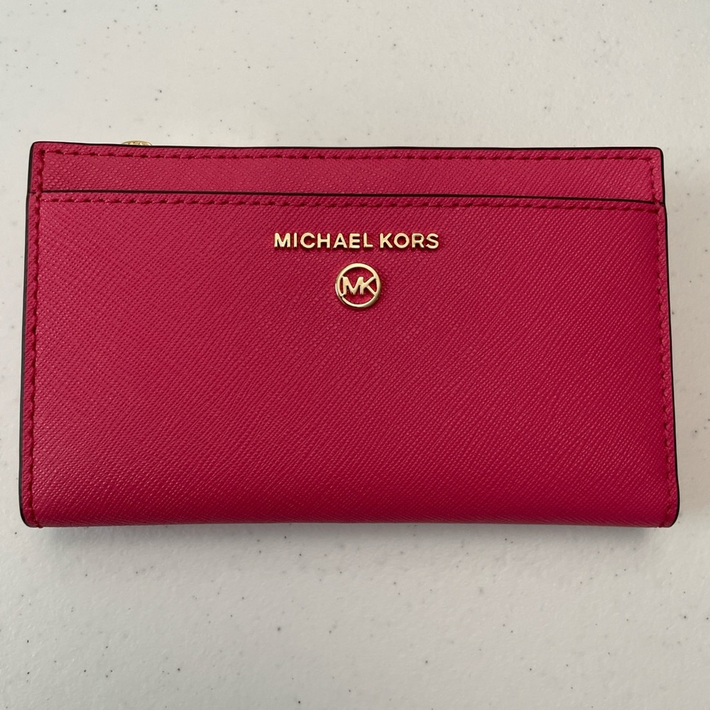 Michael Kors Fuchsia Card Holder